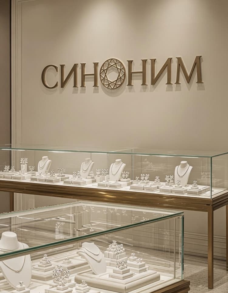 Интерьер ювелирного шоурума Синоним